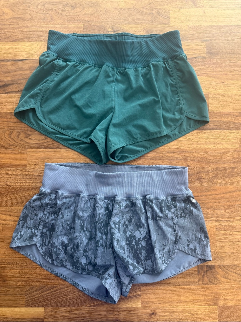 Two Pack of Zella Athletic Shorts - Both w/ back pockets - Both Medium